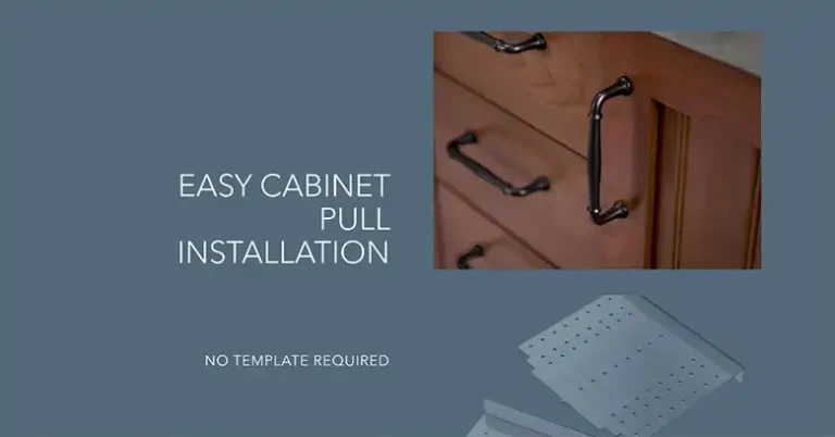 How to Install Cabinet Pulls without a Template