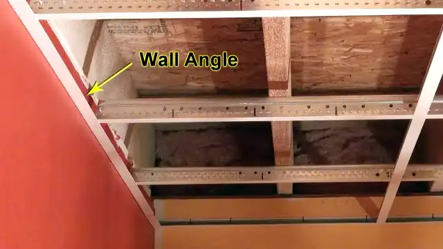 Installing Wall Angle for Drop Ceiling Around Outside Cambered Corners - Hard to Do